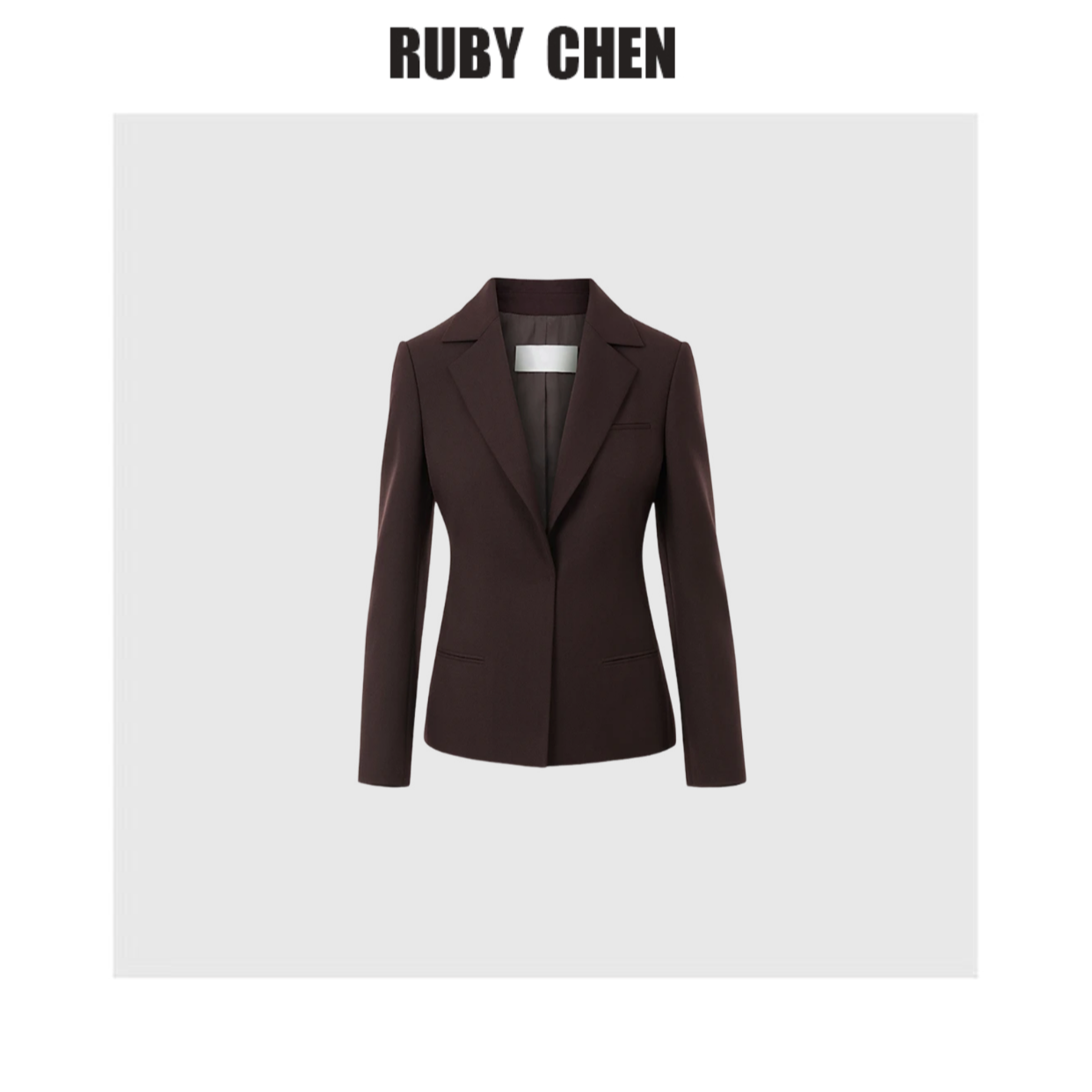 高级感职业通勤短款收腰西装外套女