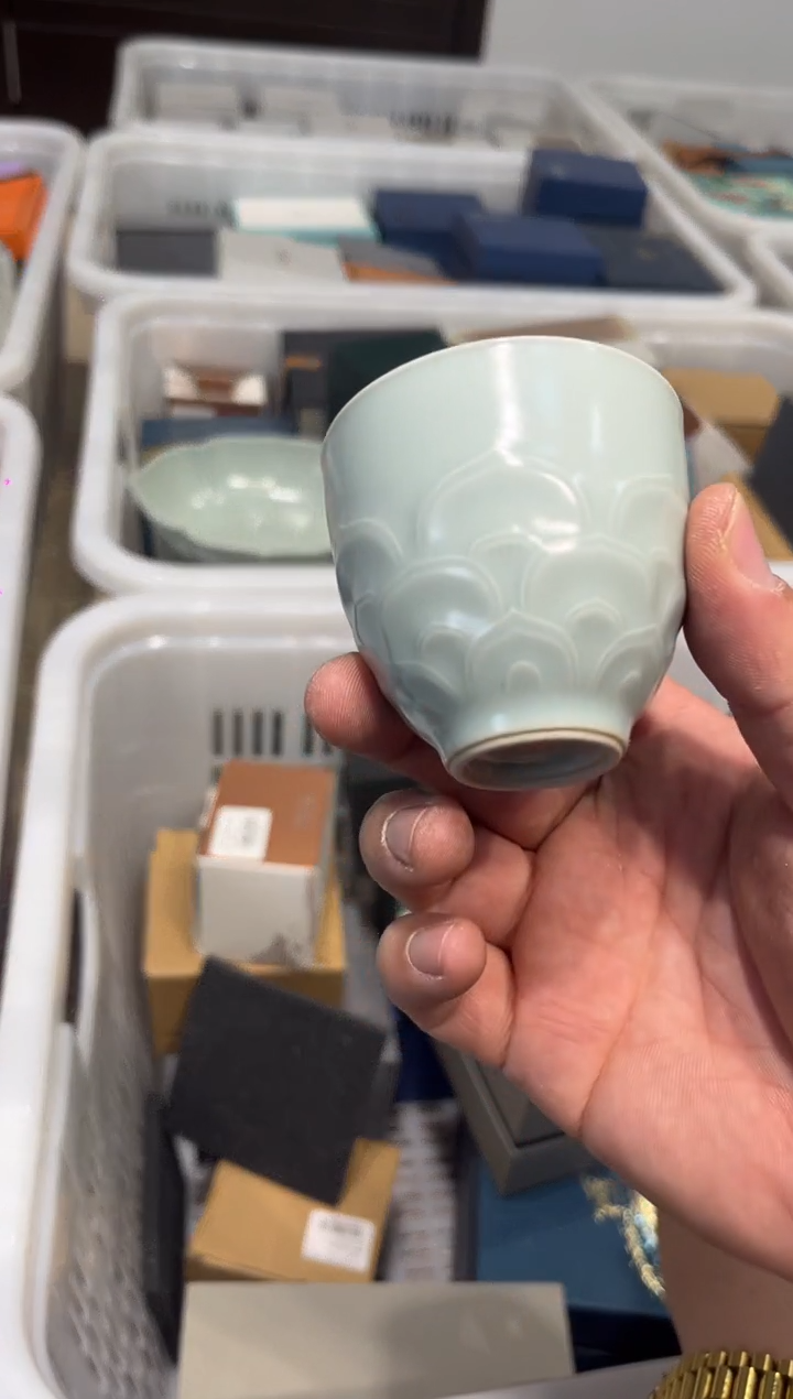 莲花天青主人杯茶具茶具