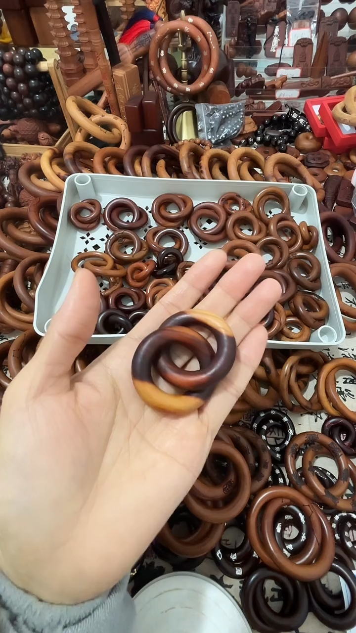 枣木乾坤圈桃木25圈口一物一拍