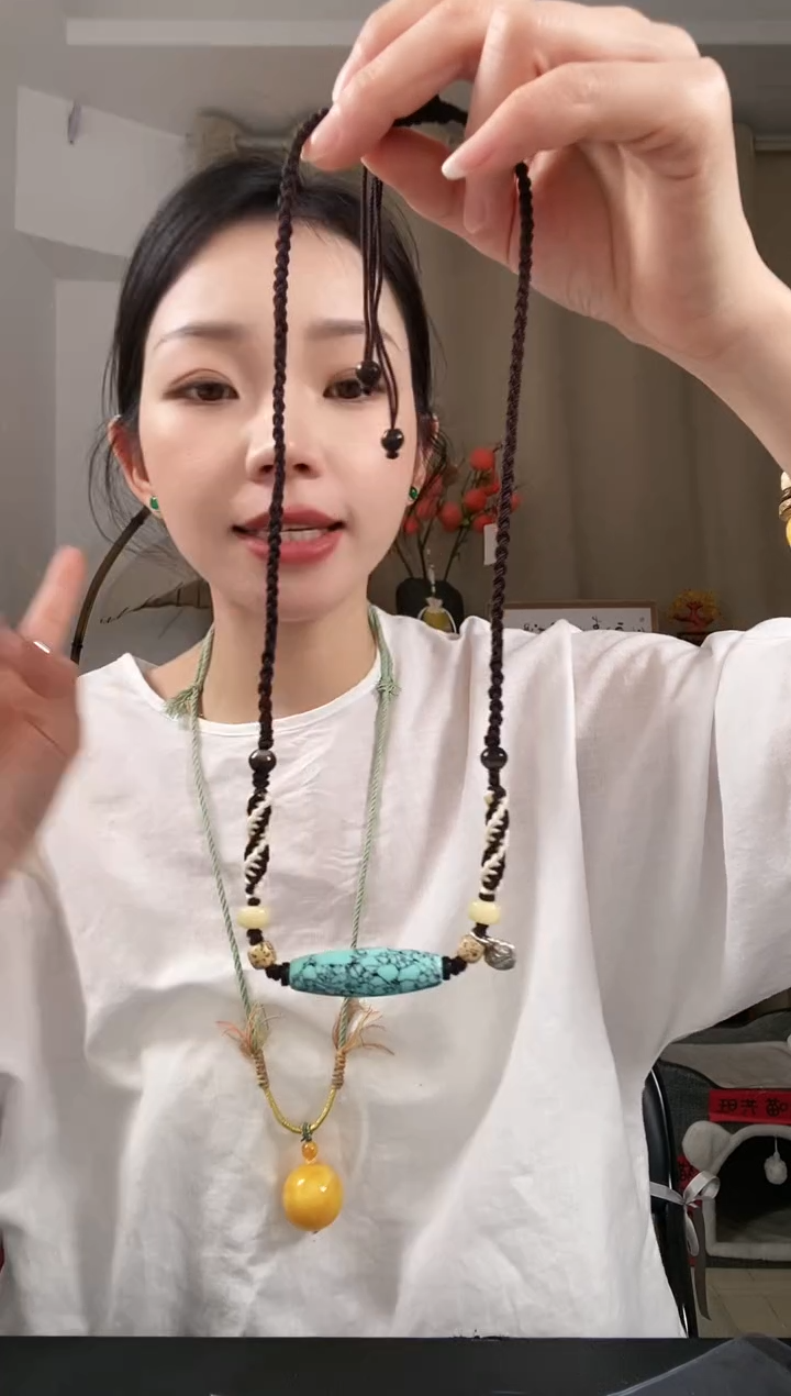 【闪购商品】琥珀颈饰未镶嵌E368EEEEE