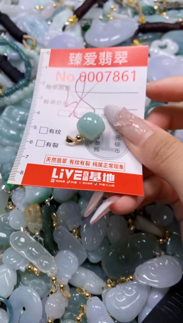颈饰未镶嵌翡翠7861