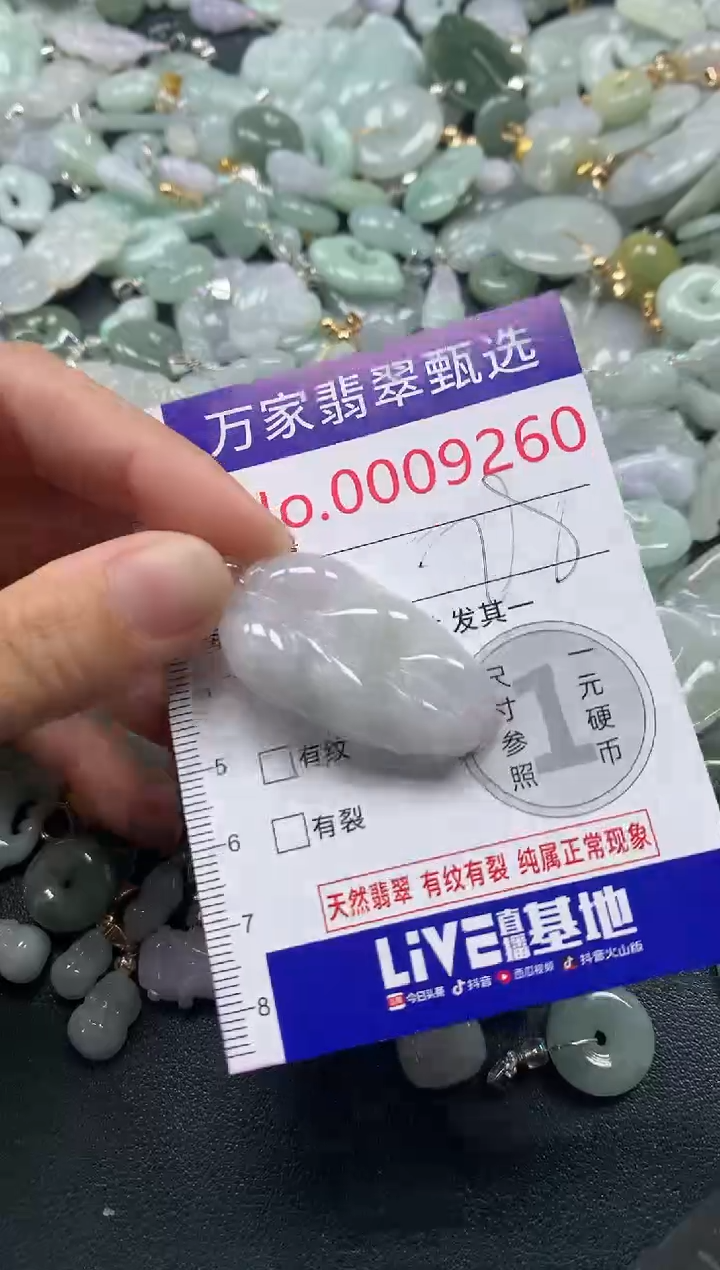 吊坠(不含链)未镶嵌翡翠9260