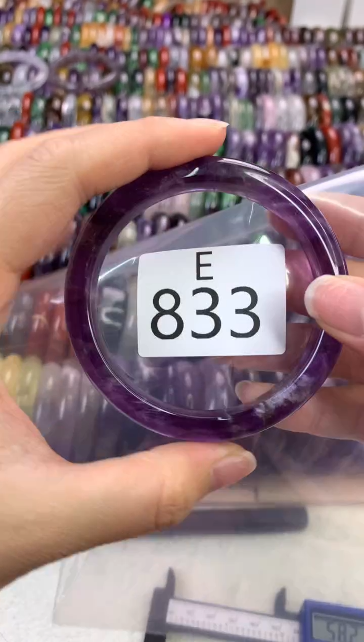 【闪购商品】水晶水晶手镯E未镶嵌833-58+