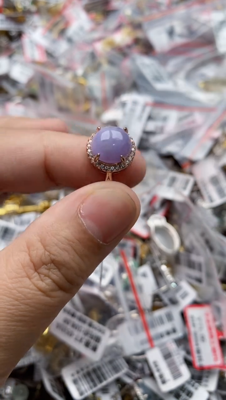 【闪购商品】翡翠戒指银S925镶嵌11111---8