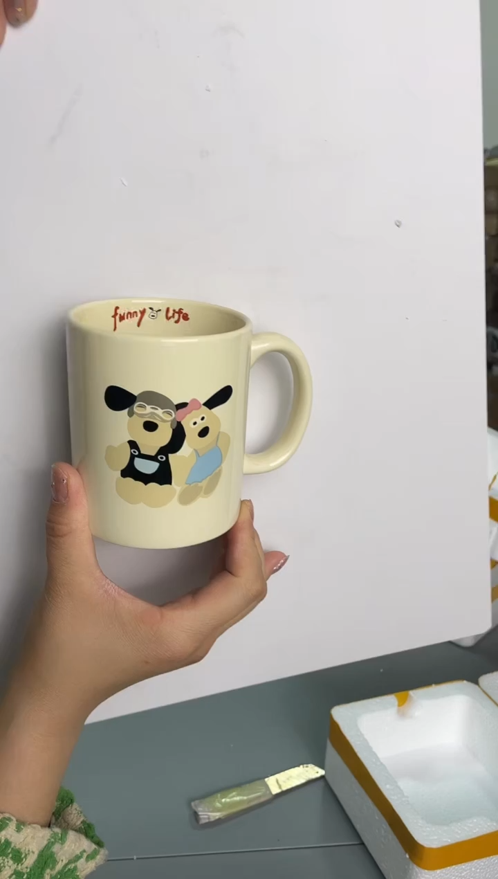 【闪购商品】陶瓷无盖款陶瓷马克杯