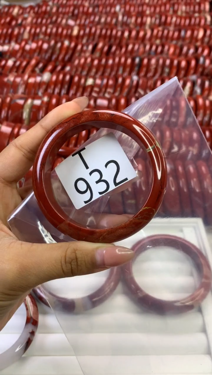 【闪购商品】碧石红碧石手镯未镶嵌932-566