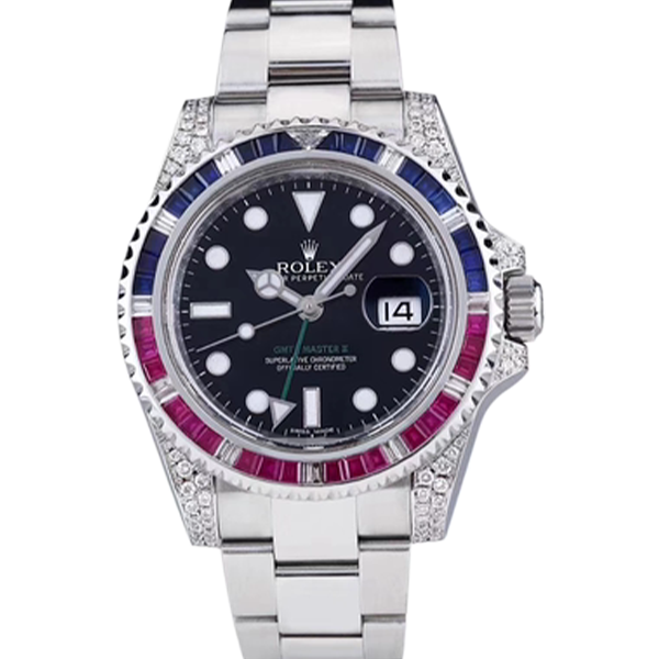 99新 Rolex/劳力士 老佛爷/劳力士116710后钻/自动机械/单表/40mm