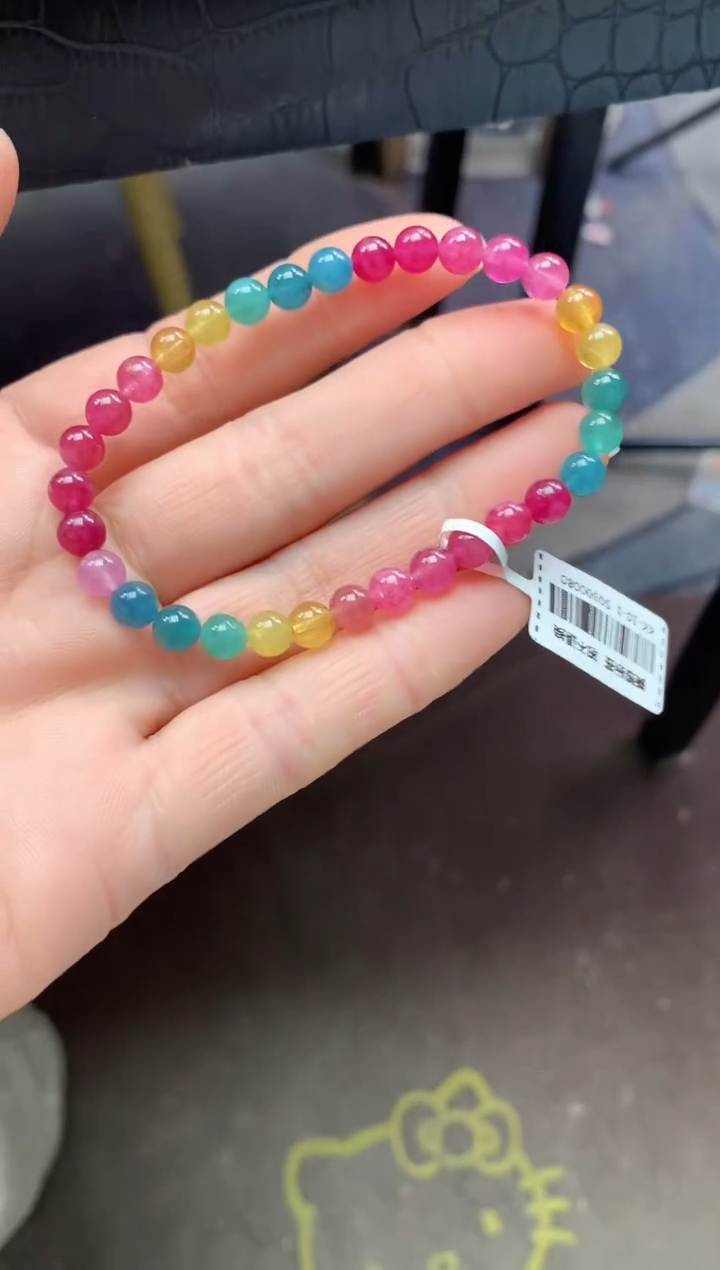 【闪购商品】碧玺手串未镶嵌多样性发一条