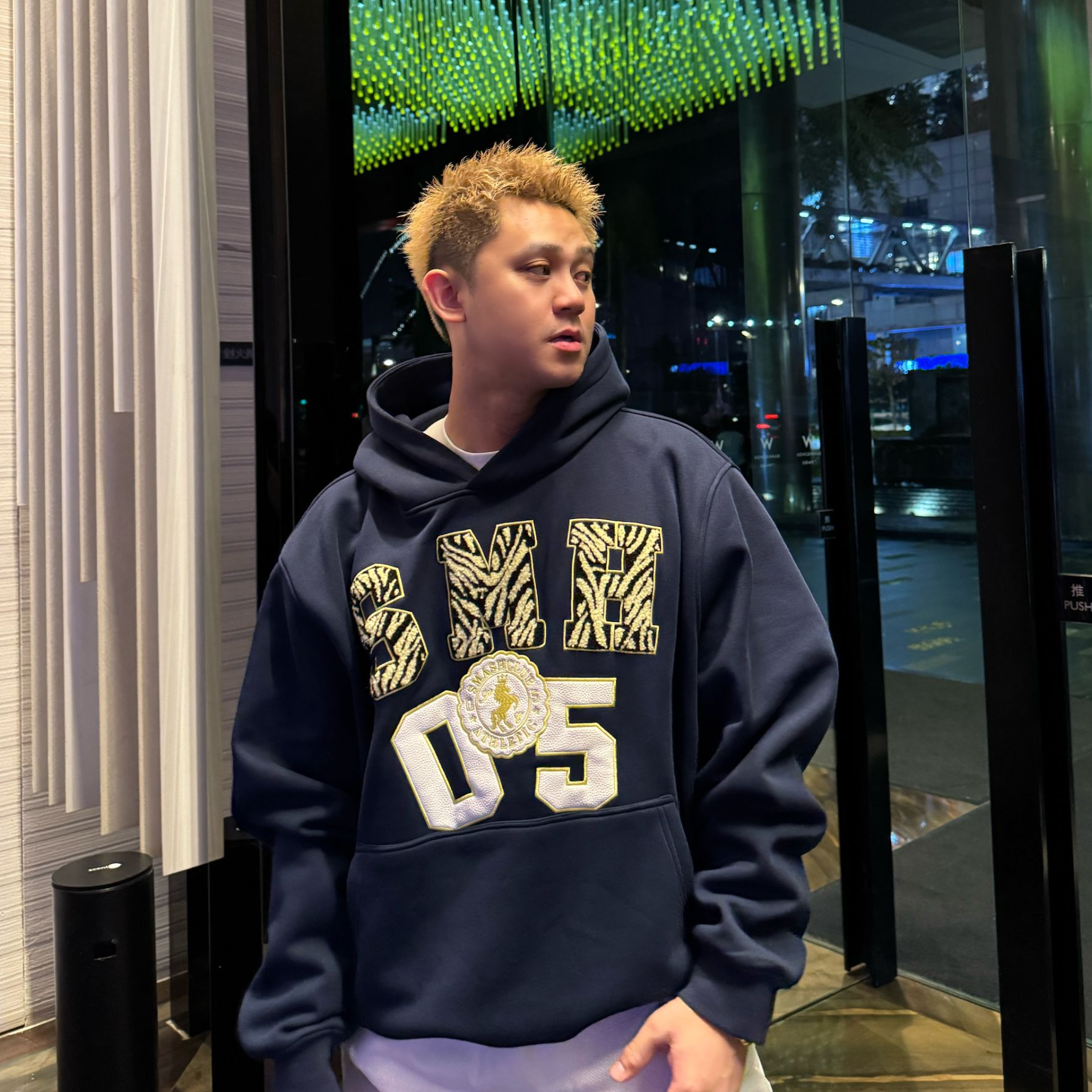 SC 全新马年限定！斑马纹进口高密毛巾绣 荔枝皮革绣 短阔BOXY卫衣