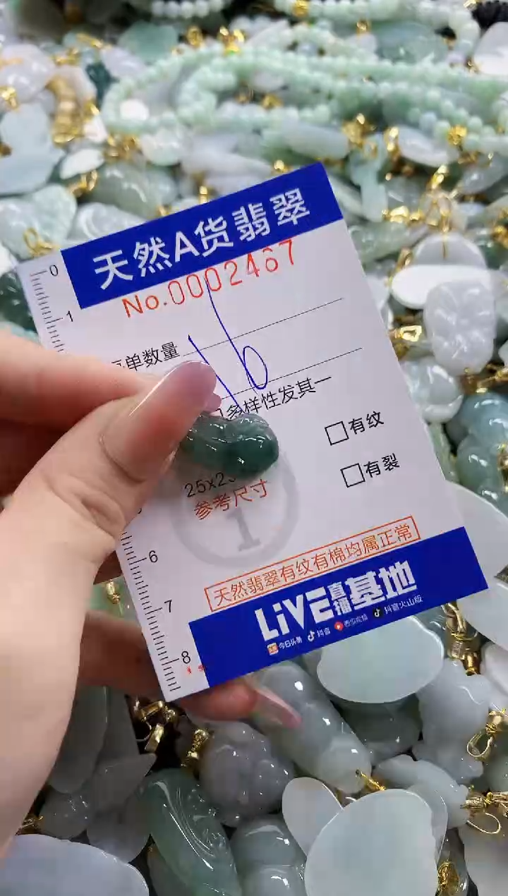 颈饰未镶嵌翡翠天然A货翡翠