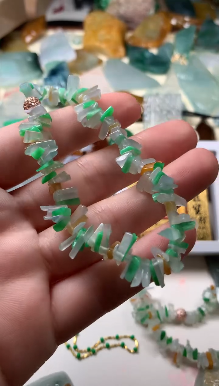 【闪购商品】翡翠手串未镶嵌手串多样性发货