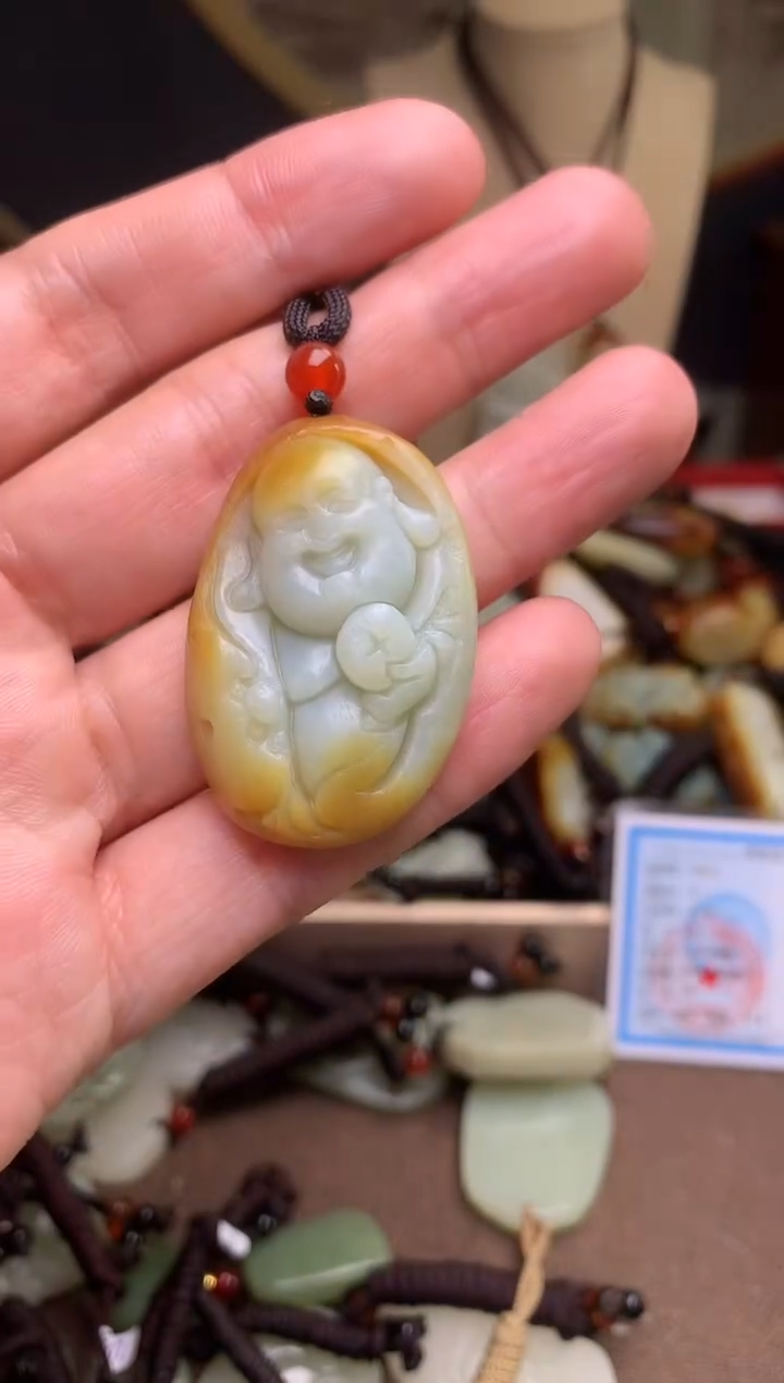 颈饰未镶嵌和田玉新疆料青海料清水和田玉吊坠