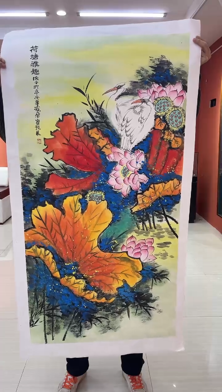 【闪购商品】国画郑乐华绘画手绘作品27-23