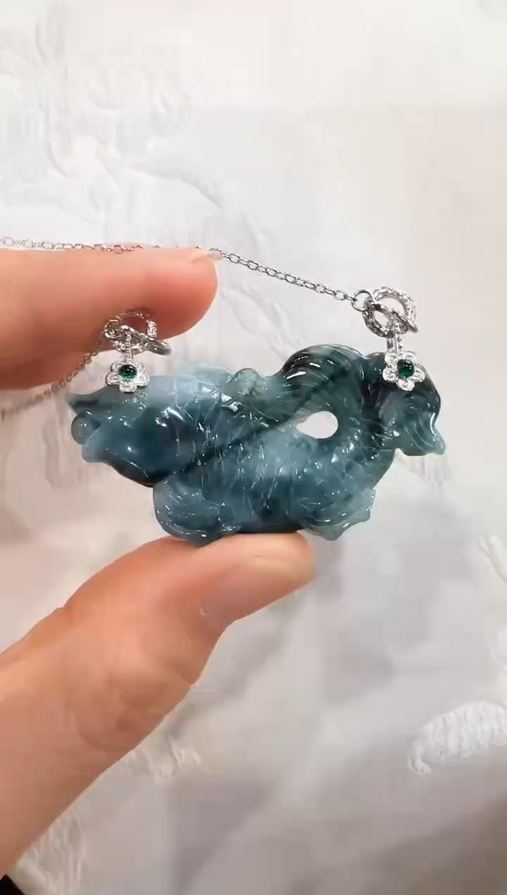 颈饰未镶嵌翡翠国风