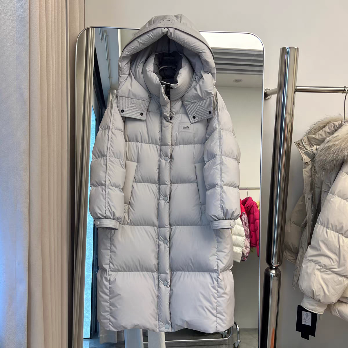 【Real&CTC】新款高端休闲长款过膝加厚宽松鹅绒羽绒服外套冬女X665