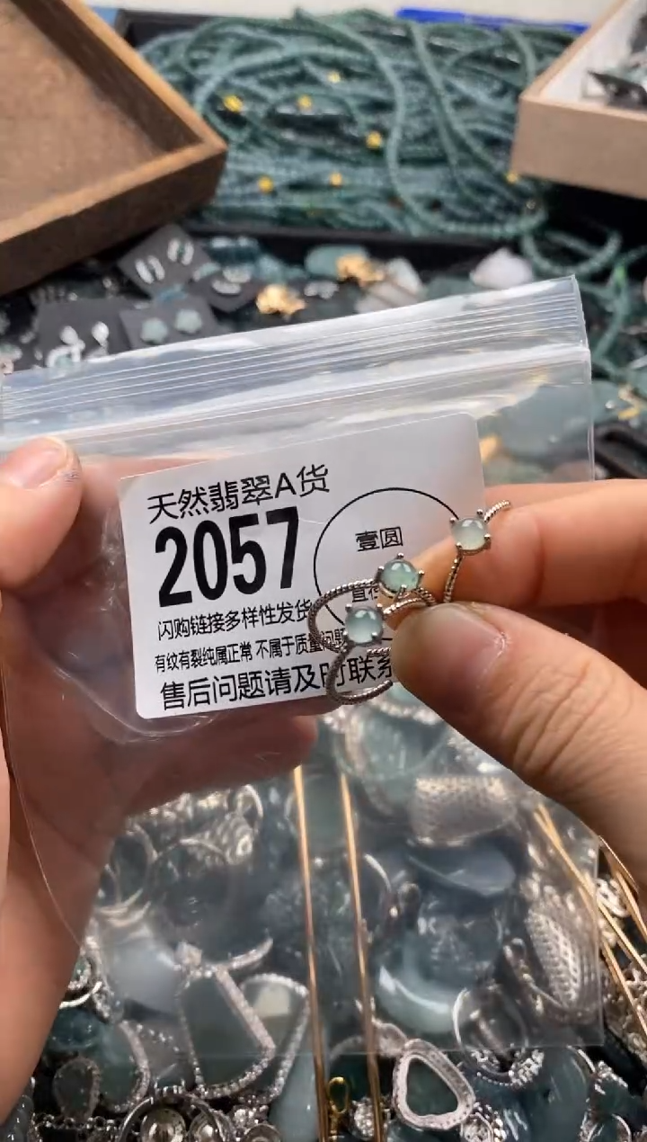 【闪购商品】翡翠颈饰未镶嵌多样性发其一2057