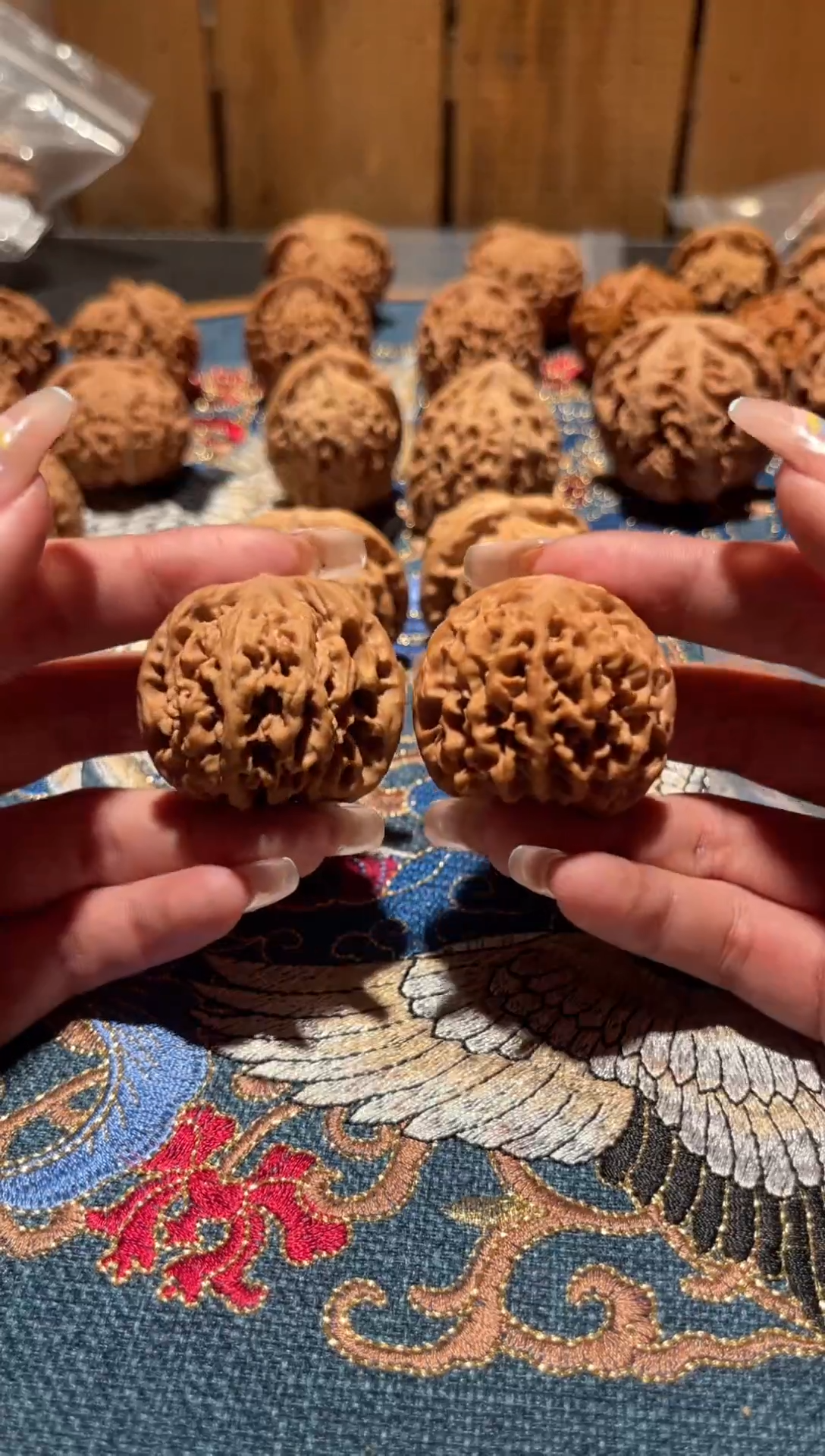 把件文玩核桃632 秦闷磕尺38