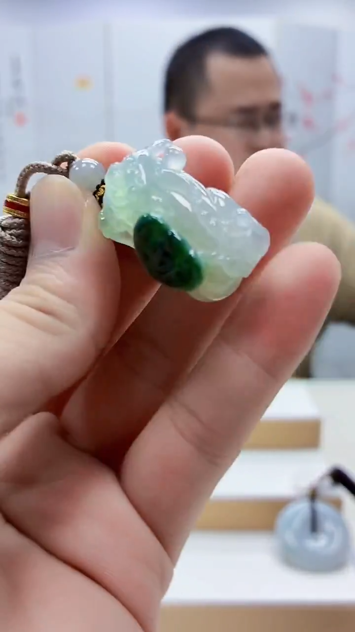未镶嵌定制翡翠5167bb-毛货挂件56