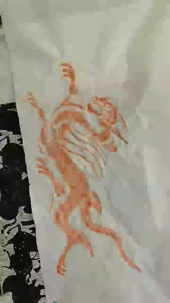 【闪购商品】昌化石印石虎拓片