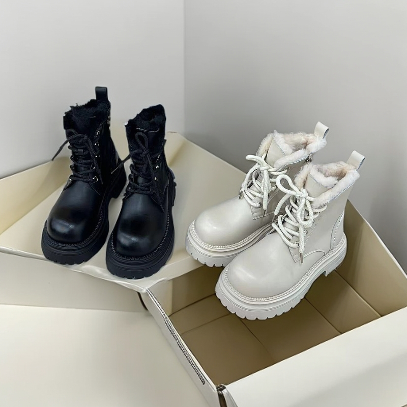 91318时尚休闲百搭厚底短靴