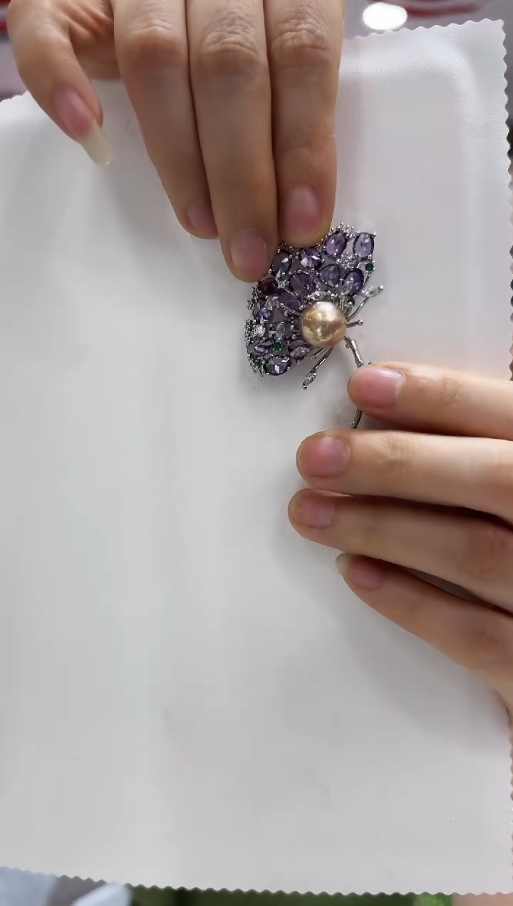 【闪购商品】淡水珍珠NN未镶嵌珍珠胸针@@p1118