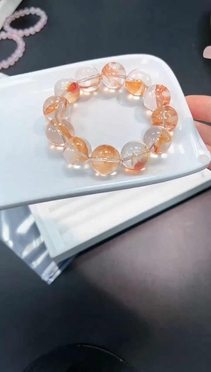 【闪购商品】水晶手串未镶嵌70l多样性发其一/1条17mm默认微瑕