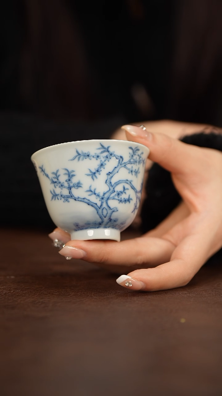 【闪购商品】博瑞堂青花花神杯