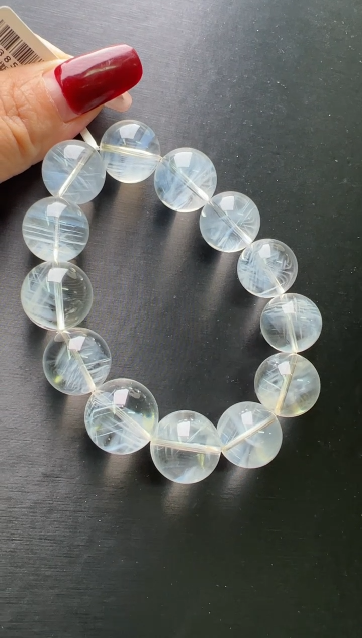 【闪购商品】水晶手串未镶嵌蓝针手串16m+ JP38538