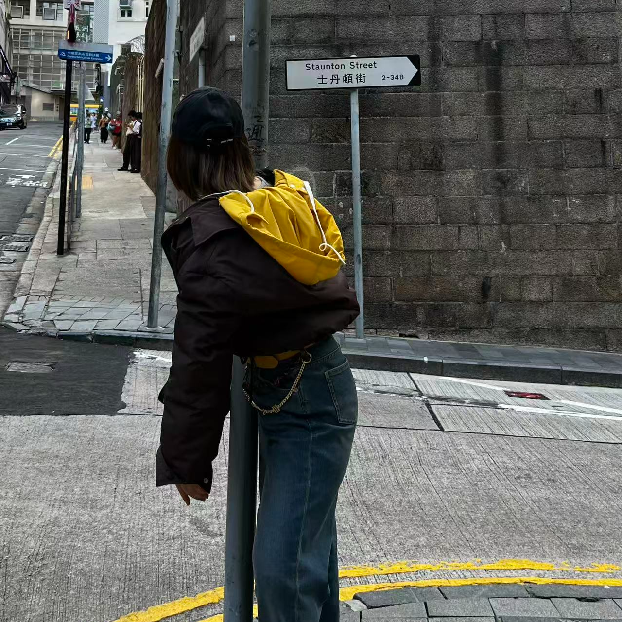 YOON深圳原创【琥珀梦境】撞色可卸连帽百搭长袖夹克上衣棉服