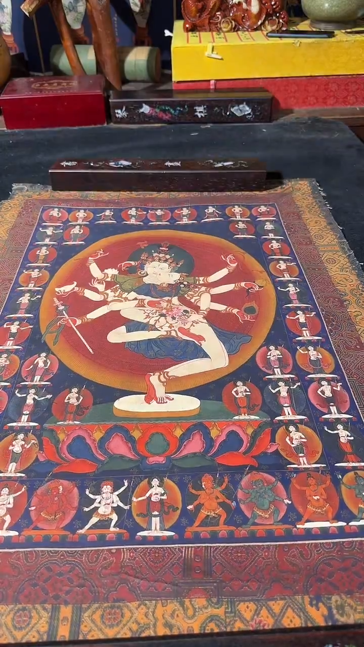 卷轴画藏式珍藏彩绘艺术馆157