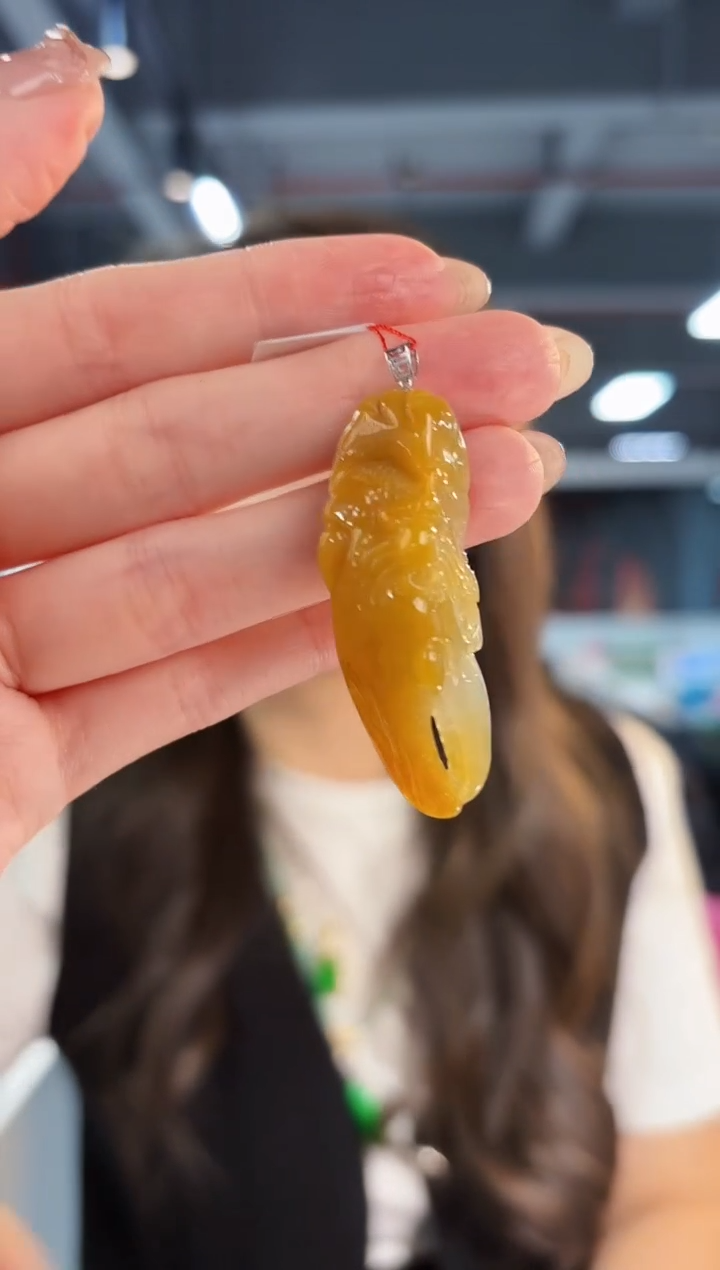 【闪购商品】翡翠颈饰18K金镶嵌缅料A货/支持复检/一件