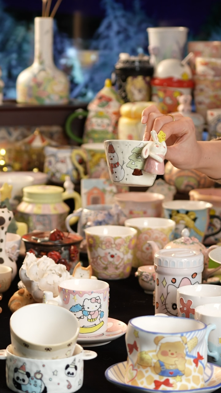 其他陶景德镇釉下彩手绘设计师款陶瓷