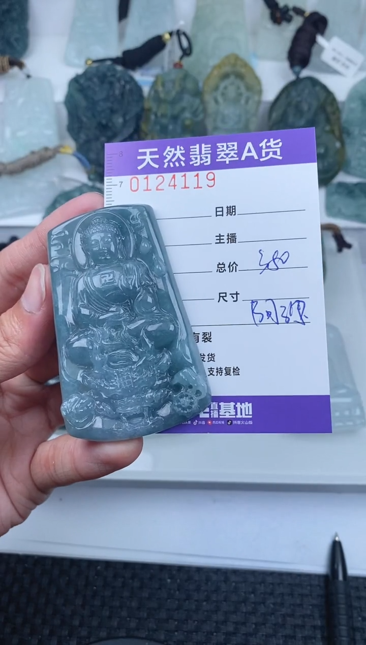 【闪购商品】翡翠颈饰未镶嵌        119