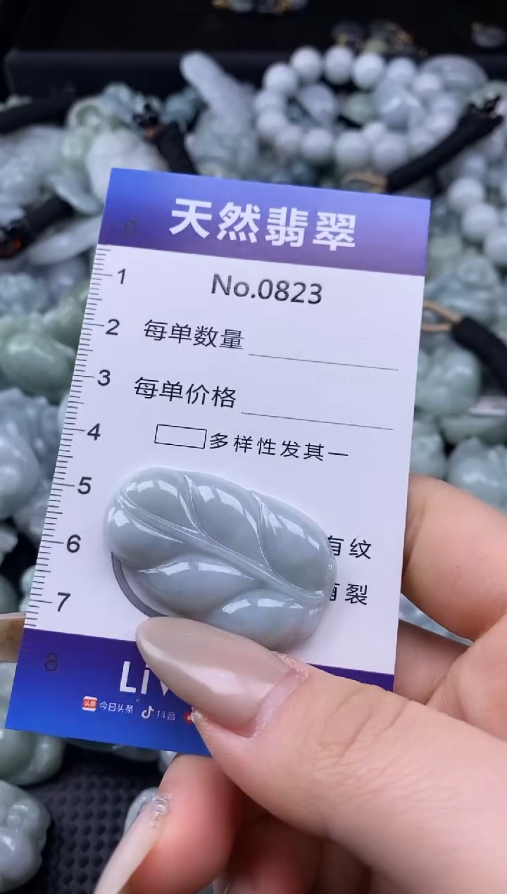【闪购商品】翡翠颈饰未镶嵌缅甸A货翡翠0823