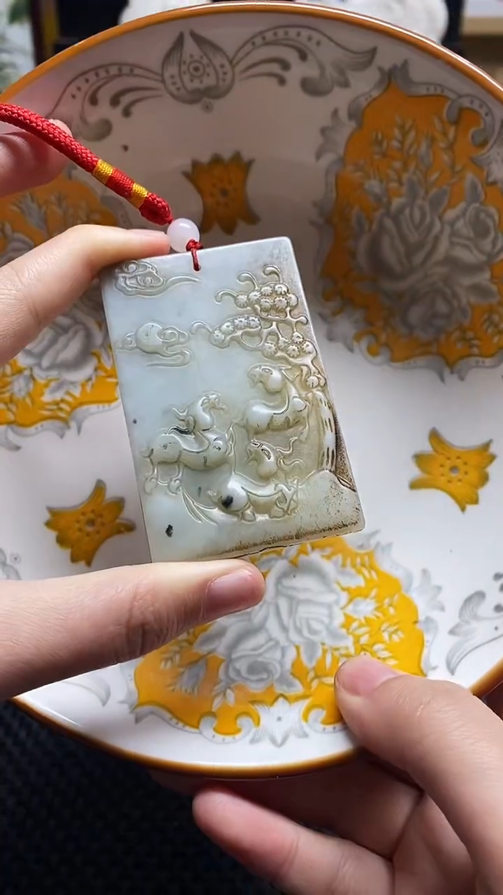 【闪购商品】瓷片瓷片 瓷器 摆件1个