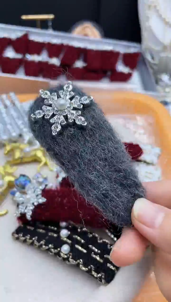 未镶嵌发饰淡水珍珠发夹 多样性发其一