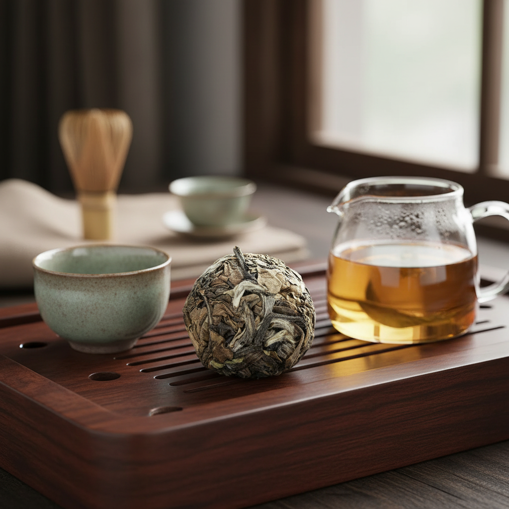 【江缘】福鼎白茶，禧珠·2015年贡眉··高山荒野·
