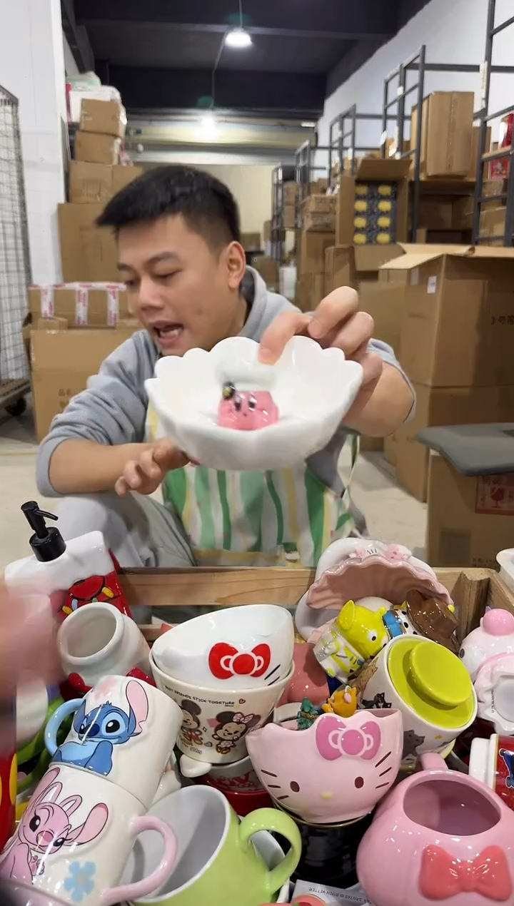 瓷片星之卡比花边盘