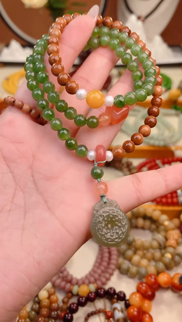 【闪购商品】库克吊坠碧碧平安扣库克项链款