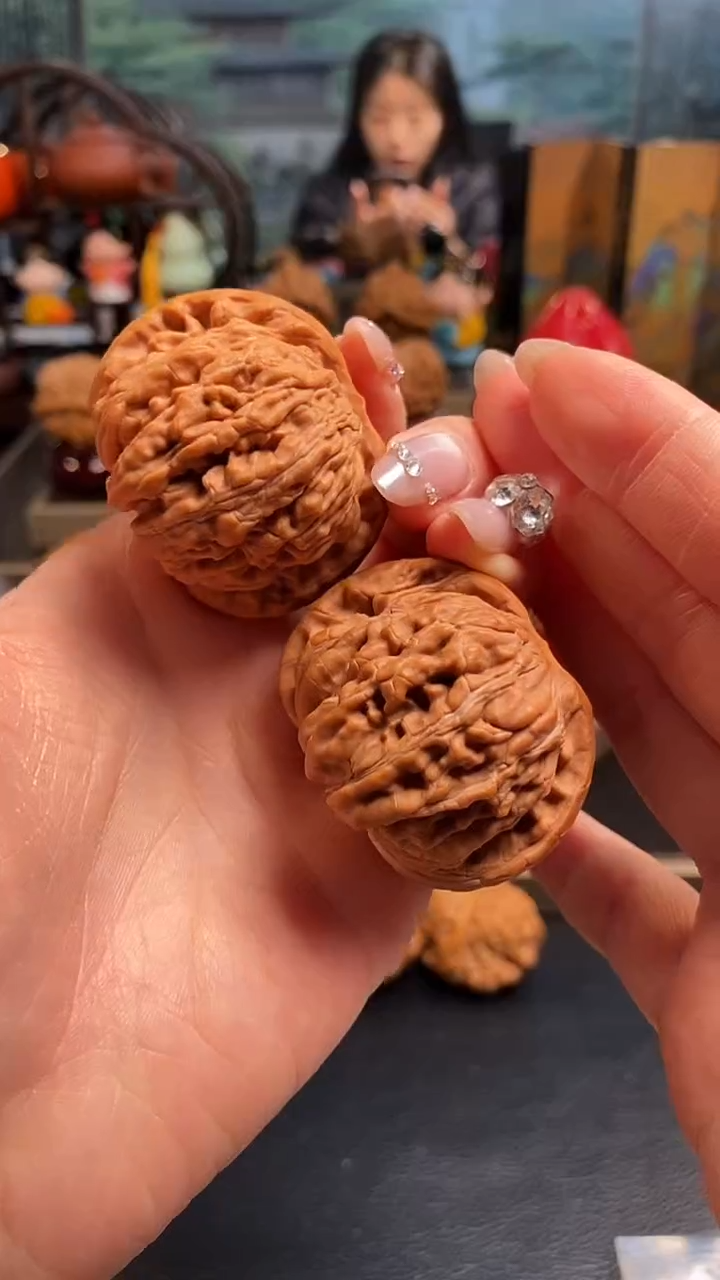 【闪购商品】文玩核桃吊坠K261四座楼45