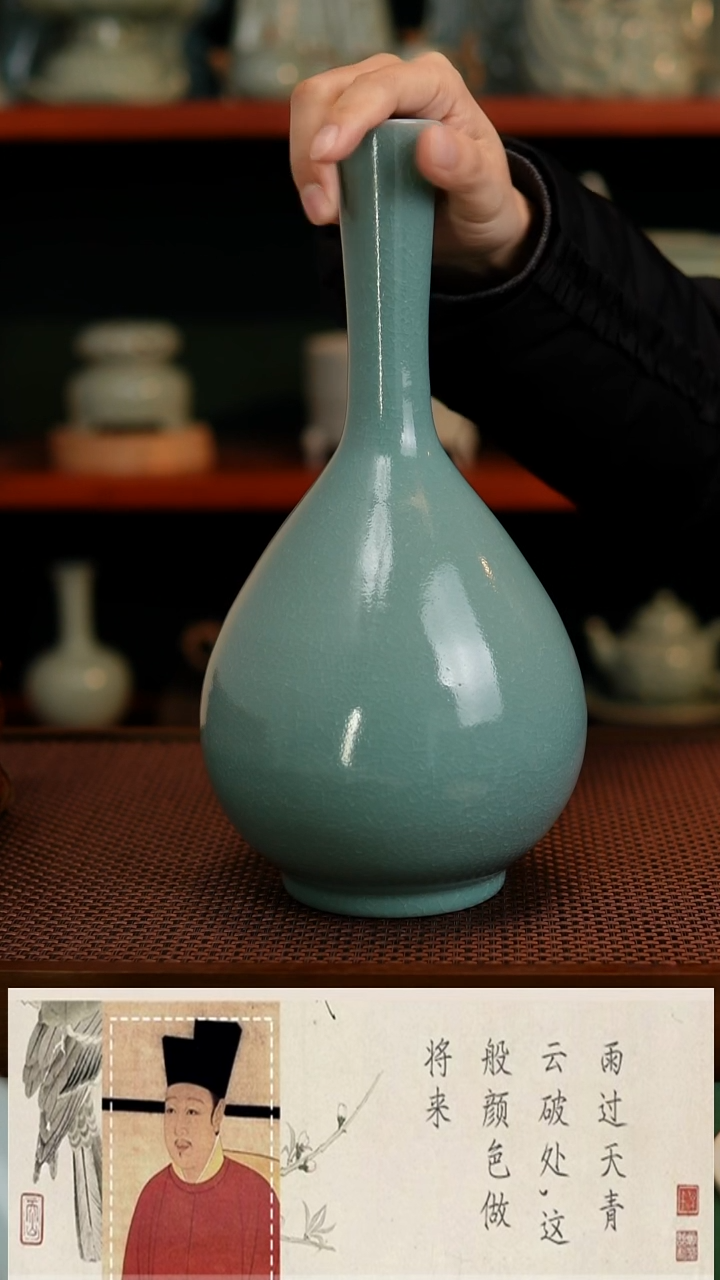 杯仿古釉手工摆件