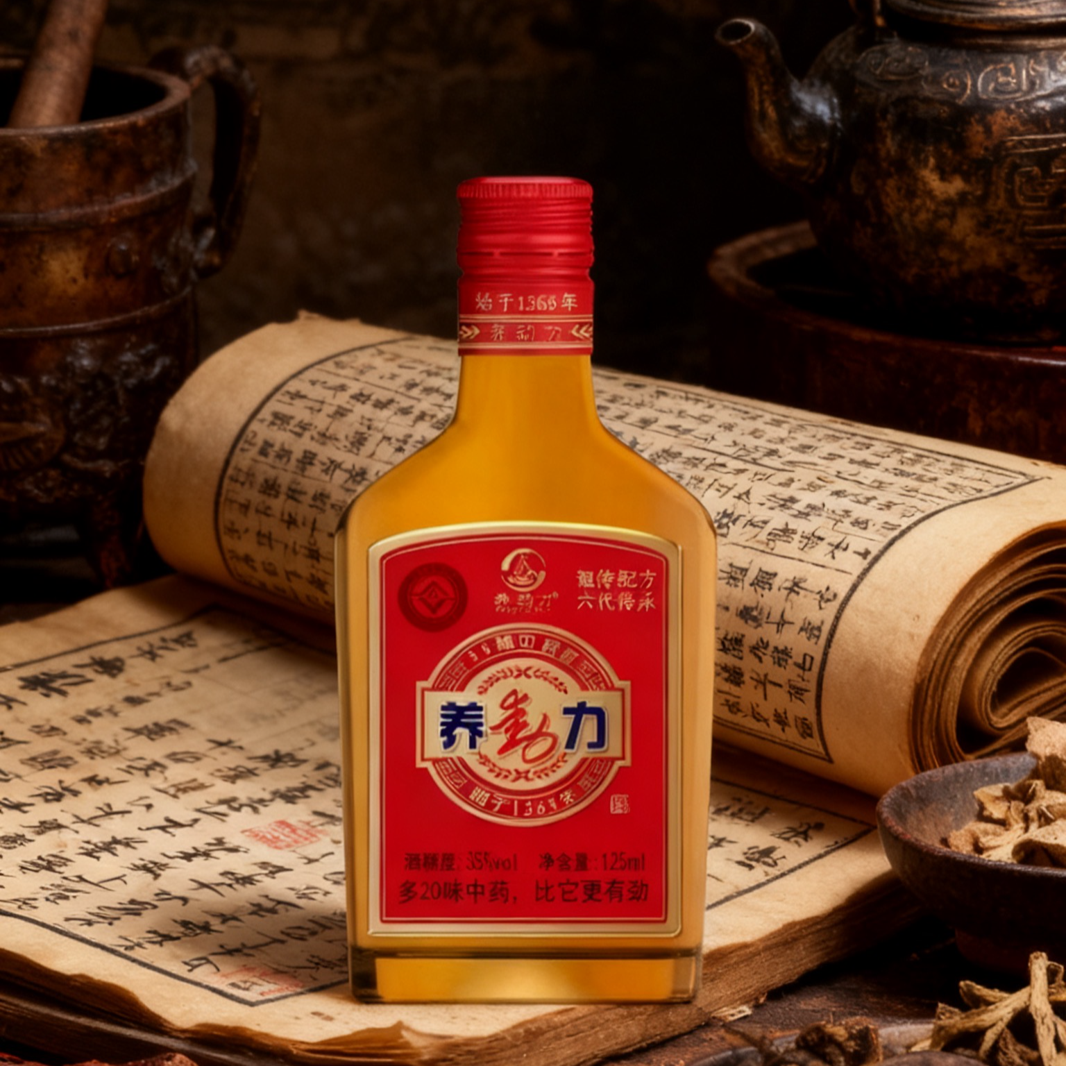 养动力养生酒体验装适合小酌微醺