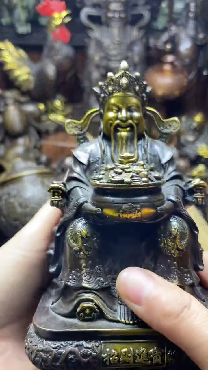 闪购链接，点击下单，有运费险，铜摆件