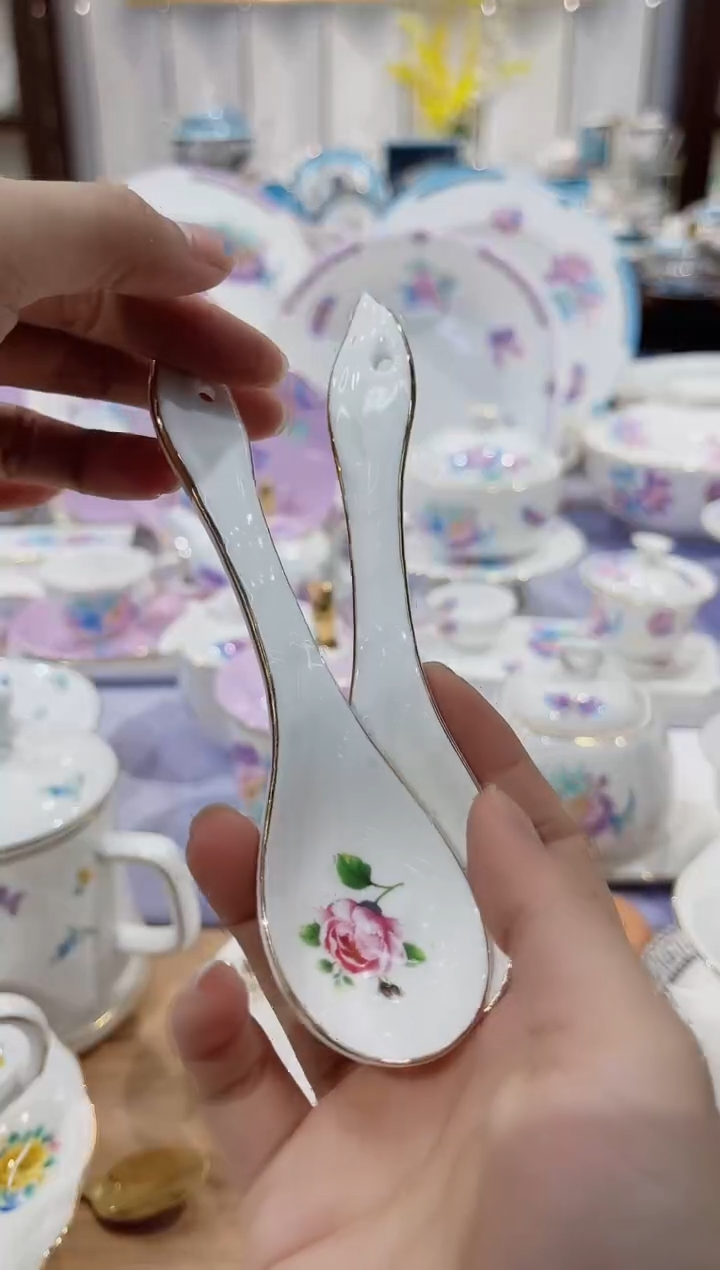 36%以上骨粉骨瓷饭勺2个