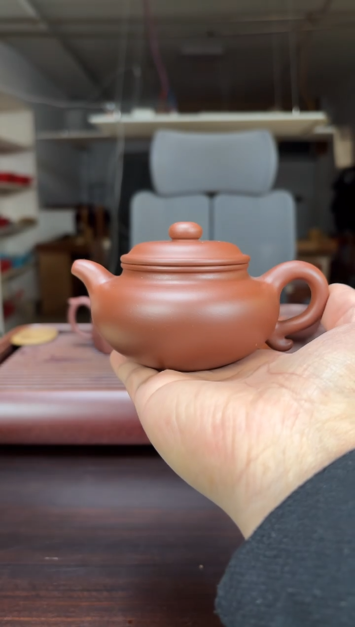 茶壶紫砂半手工紫泥仿古170毫升