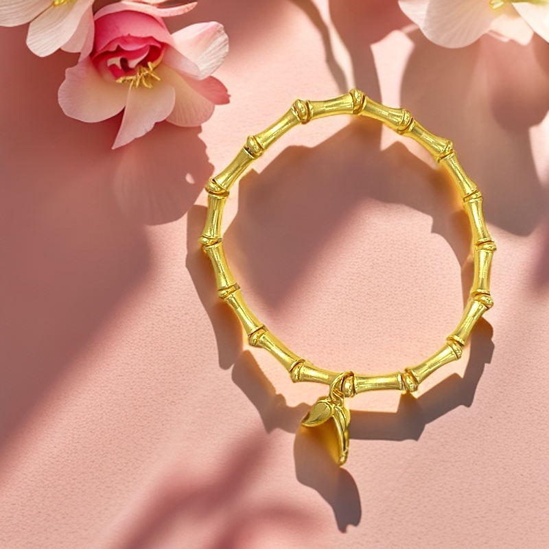 足银手链 竹节手串  气质轻奢时尚百搭复古简约ins精致可爱