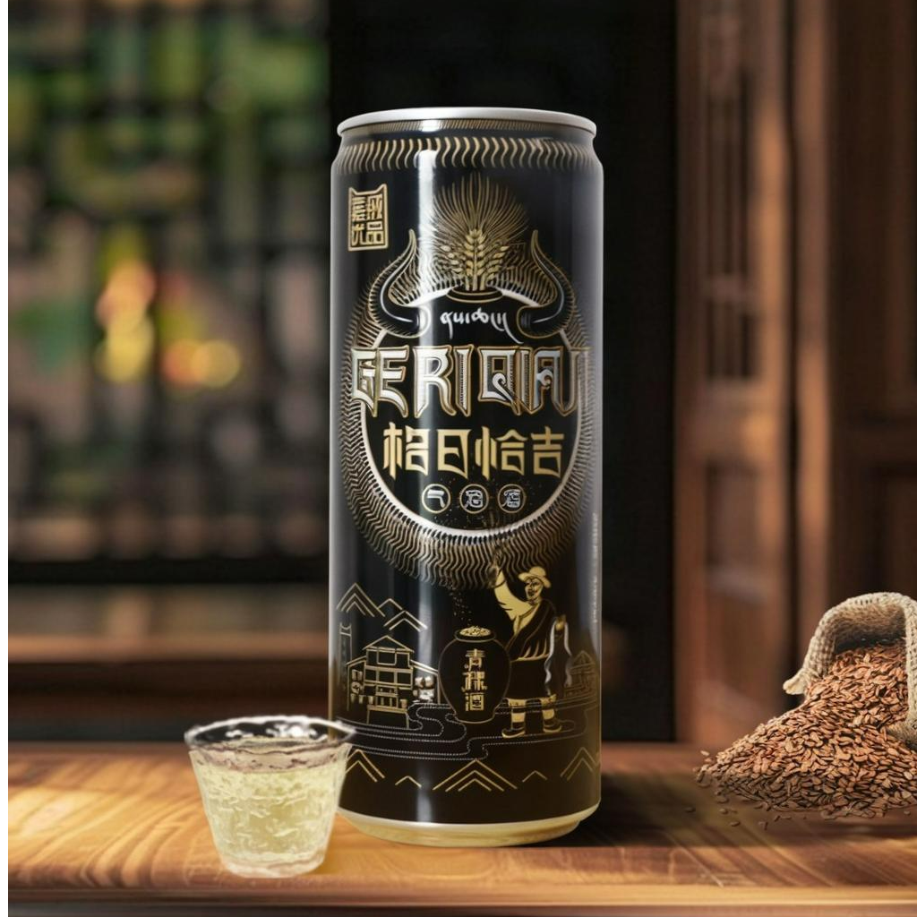 青稞气泡酒微醺高原发酵酒一整箱装330ml*24罐