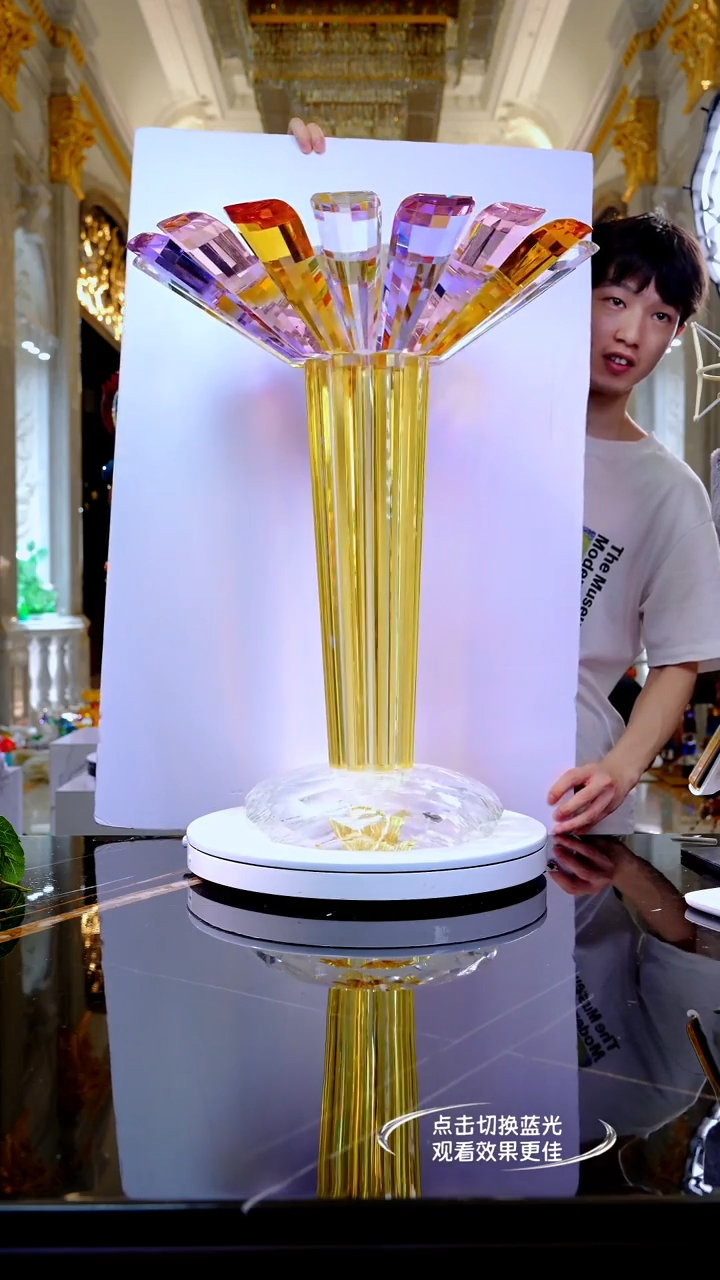 摆件琉璃LF0268璀璨边几