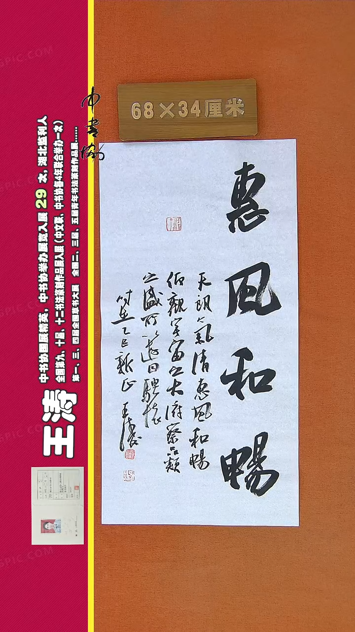 【闪购商品】书法826a王涛书法作品