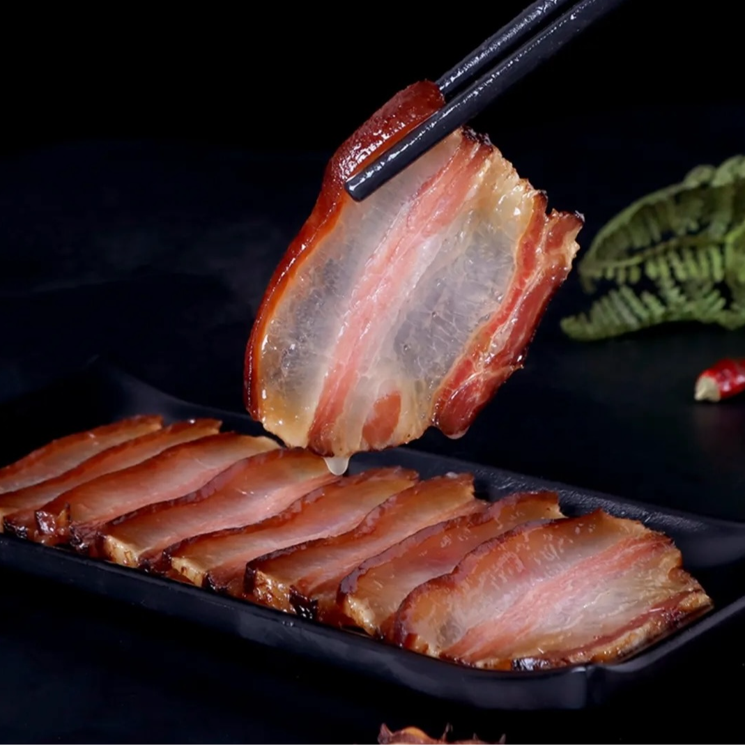 安顺寨子头五花腊肉试吃体验